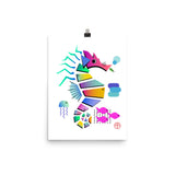 Interesting Specimen - The Crayon Ponyfish Print