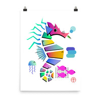 Interesting Specimen - The Crayon Ponyfish Print
