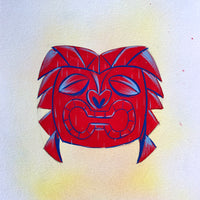 Ku Tiki Head Painting